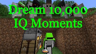 All Dreams 10000 IQ Moments  Minecraft Speedrunner VS 5 Hunters GRAND FINALE [upl. by Llennoj835]