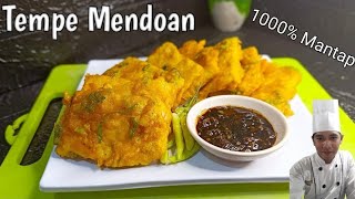 Cara Membuat Tempe Mendoan ala Rumahan Bumbu meresap [upl. by Ihcehcu43]