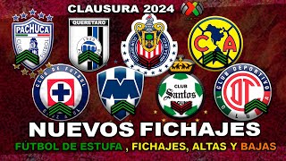 ✅ NUEVOS FICHAJES CONFIRMADOS LIGA MX CL2024  CHICOTE CALDERÓN AL AMÉRICA HAROLD A MONTERREY [upl. by Allekim]