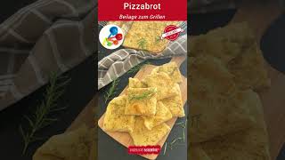 Pizzabrot  einfaches Rezept  leckere Grillbeilage [upl. by Jonathan]