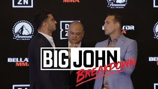 Bellator 206 Big John Breakdown  Gegard Mousasi vs Rory MacDonald [upl. by Garmaise456]