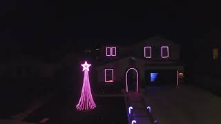 Small Town Titans  quotYoure A Mean One Mr Grinchquot  2024 Christmas Light Show [upl. by Elbag]