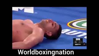 Canelo brutal knockout against Amir Khan throwback [upl. by Ettenotna]