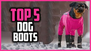 ✅Top 5 Best Dog Boots of 2024 [upl. by Eelatan]