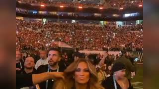 SEGUNDOS ANTES DE SALIR AL HALFTIME  SUPER BOWL 2020  SHAKIRA Y JLO [upl. by Wieche]