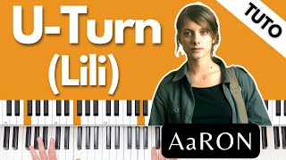 Comment jouer quotUTURN Liliquot  AaRON au piano  Tutoriel PianoVoix [upl. by Namus]