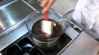 How to melt chocolate over a bain marie [upl. by Ethelinda]