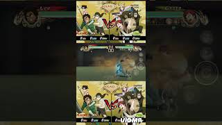 ROCK LEENEJITENTENVS GARA kankuroTemari Chunin EXam Rematch Ninja Strom mobile gameplay [upl. by Grunenwald]