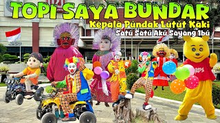 ONDEL ONDEL  BADUT 🤡 TOPI SAYA BUNDAR  KEPALA PUNDAK UTUT KAKI  SATU SATU AKU SAYANG IBU 🤍 MEDLEY [upl. by Shari]