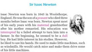 Class 8 Unit 11 Sir Isaac Newton All exercises [upl. by Anauqaj]