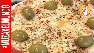 Como Hacer Masa para Pizza parte 2  MuzaxElMundo  Tenedor Libre con Muza5K [upl. by Eissirk]