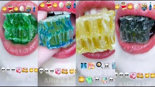 ASMR Honeycomb Satisfying eat the character Mukbang 먹방 [upl. by Els328]