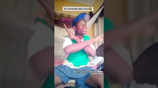 le contraire des mots🤣 facebook youtubeshorts comedie justforfun tiktok pourtoi [upl. by Steinke]