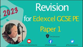 Edexcel GCSE PE Paper 1 2023 Revision [upl. by Granoff814]