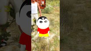 SHINCHAN SAW 😍 CONTAINER IN JUNGLE 🚗 gta5telugu shinchan doraemon bommalu prashugaming007 [upl. by Airres292]