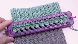 How to Cast Off No Stretch Beginner Loom Knitting [upl. by Ender]