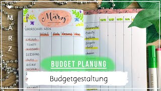 Budgetgestaltung ✨I März 2024 I ganz einfach zum Nachmachen [upl. by Teferi]