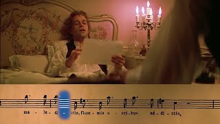 Mozart dicta su quotRéquiem K 626 Confutatisquot a Salieri  Película Amadeus 1080p Subtitulado Español [upl. by Eeryn]