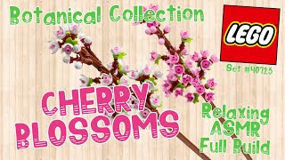 Cherry Blossoms A LEGO Botanicals super relaxing full build [upl. by Lenehc]