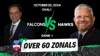 HIGHLIGHTS  Hawks Vs Falcons  October 20 2024  Masters Cricket USA Dubai Zonals 2024 [upl. by Lleze]