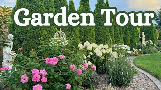 July Garden Tour Thrift Find and Visit My Moms Midwest Farm Garden 🙂⛲🌸 [upl. by Kenneth]