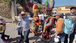 CHINELOS en el CARNAVAL de TLALNEPANTLA MORELOS [upl. by Hsilgne]