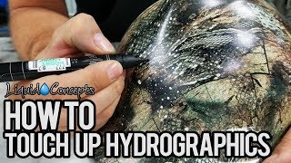 BEST WAY TO TOUCH UP HYDROGRAPHICS  Liquid Concepts  Weekly Tips and Tricks [upl. by Seiuqram]