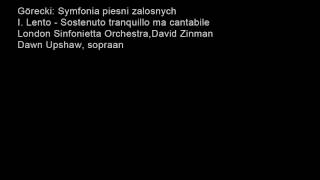 Gorecki Symphony no 3 part 1 [upl. by Fania]