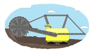 The Colouring Book  Learn Colours 11  Haul truck Bucketwheel excavator amp Mining excavator [upl. by Lesser]