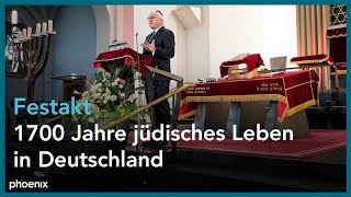 1700 Jahre jüdisches Leben in Deutschland Festakt in der Kölner Synagoge [upl. by Naerad]