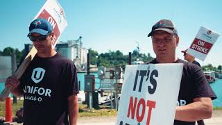 Support striking miners at Compass Mine in Goderich [upl. by Glogau]