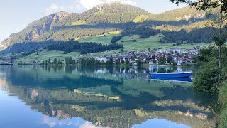 Lungern Lake Switzerland 🇨🇭 Swiss View [upl. by Alford]