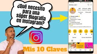 10 TRUCOS para crear una súper BIOGRAFÍA en tu perfil de INSTAGRAM 2024 [upl. by Blanca977]