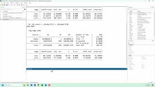 Stata Basics Multiple Regression amp Omitted Variable Bias [upl. by Mullane]