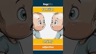 🇬🇧🇸🇰 familiar  známy  vocabulary builder  learn English  naučme sa anglicky [upl. by Naleek]