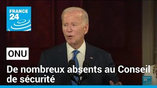 Conseil de sécurité de lONU  R Sunak E Macron V Poutine Xi Jinping manquent à lappel [upl. by Christa]