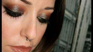 WARM GREEN Makeup tutorial [upl. by Griffie]