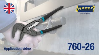 HAZET Universal pliers  water pump pliers 760 [upl. by Anialad]