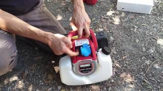 Avvio e funzionamento del generatore di corrente a inverter GeoTech MG1000i [upl. by Notserc116]