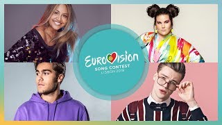 Eurovision Song Contest 2018 – My Top Songs [upl. by Goth]