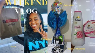 Weekend Vlog Shopping Chipotle DIY Birthday Gift Basket amp More [upl. by Airres]