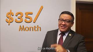 Rep Carbajal Talks Prescription Drug Costs Savings [upl. by Alleciram570]