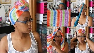 My signature Head Wraps using Dollar Tree Scarfs [upl. by Nnaj]