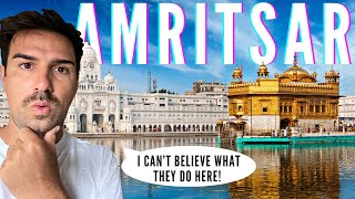 THE GOLDEN TEMPLE OF AMRITSAR 🇮🇳 1000000 PEOPLE FED EVERY DAY  INDIA VLOG [upl. by Aryaz782]