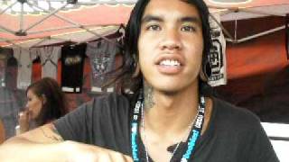 Interview with John Holgado from Attack Attack [upl. by Esined]