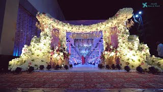 Building from scratch to a beautiful Wedding venue  Swastik Decor  Reclipse Photography amp Films [upl. by Htennek]