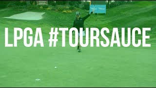 Bringing TourSauce to an LPGA proam with Tiffany Joh and Jane Park [upl. by Safko]