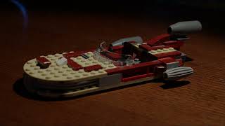 LEGO Lukes Landspeeder Builds Itself [upl. by Congdon]