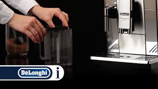 How to make hot chocolate using your DeLonghi PrimaDonna Elite ECAM 65075 coffee machine [upl. by Deach]