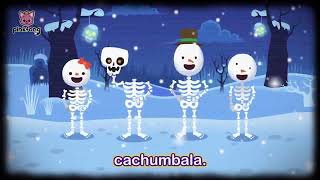 Esqueletos danzantes con efectos 124 Chumbala Cachumbala song parody  BestKiddie VidsFx [upl. by Eynahpets103]